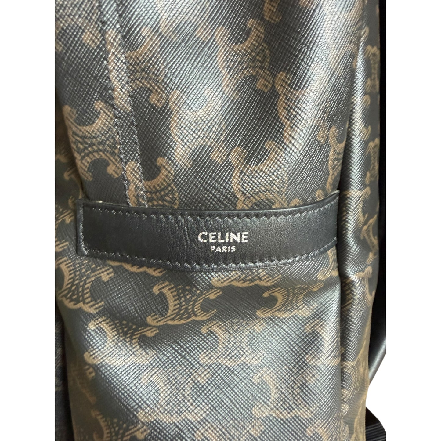 Celine Triomphe & Calfskin Medium Backpack - 188382