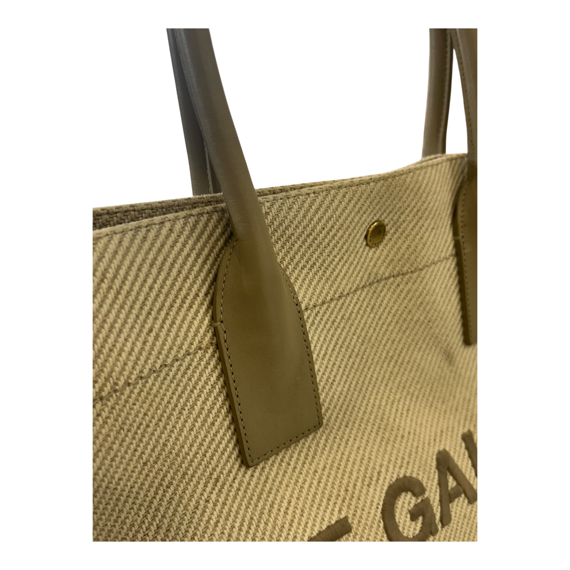 Saint Laurent Beige Rive Gauche Tote - 499290