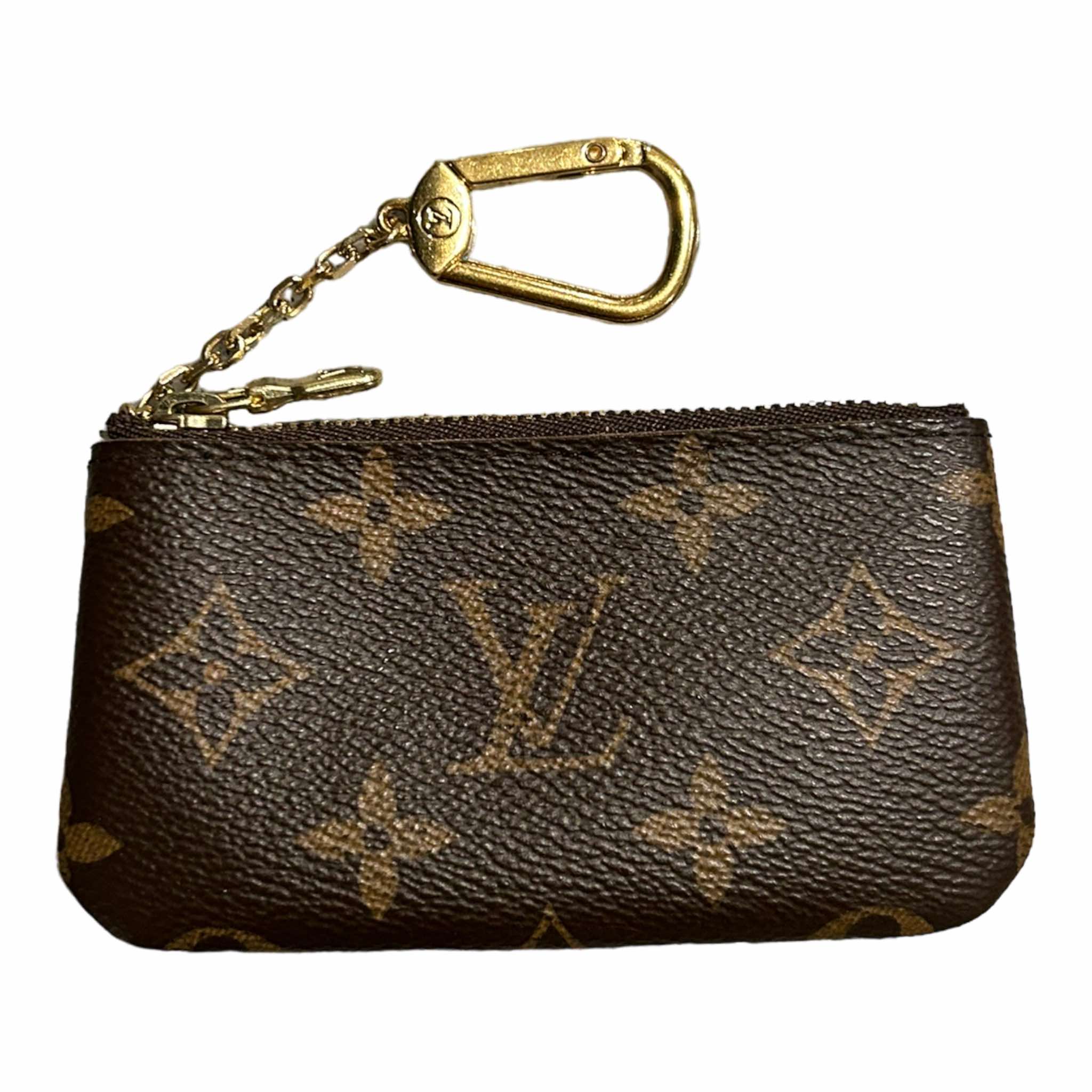 Pre Loved Louis Vuitton Monogram Canvas Key Pouch M62650 Refined Luxury