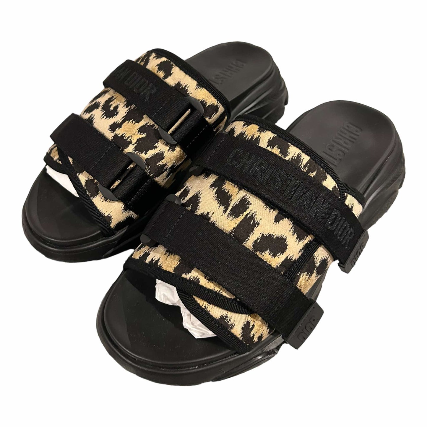 Dior D-Wander Leopard Slide - 39 EU / 6UK