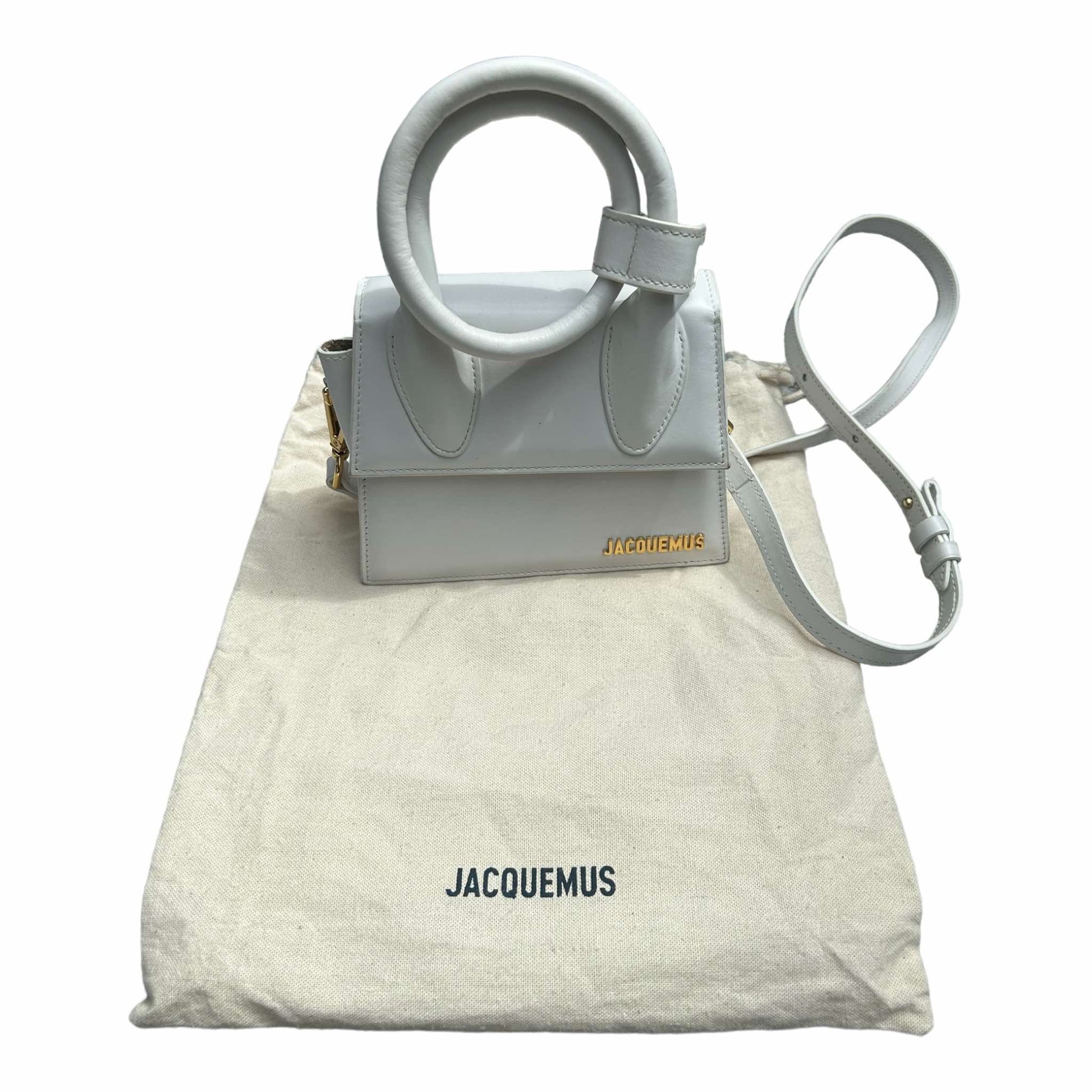 Jacquemus Le Chiquito Noeud Leather Shoulder Bag