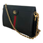 Gucci Black Leather Ophidia Shoulder Bag - 503877