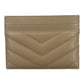 Saint Laurent Dark Beige Card Holder - 423291