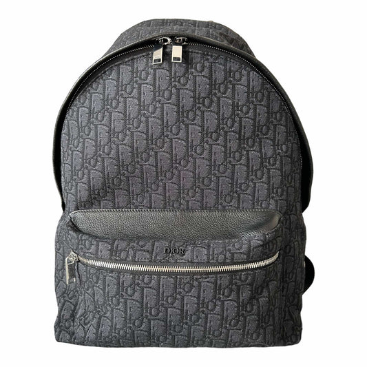 Dior Black Oblique Rider Backpack