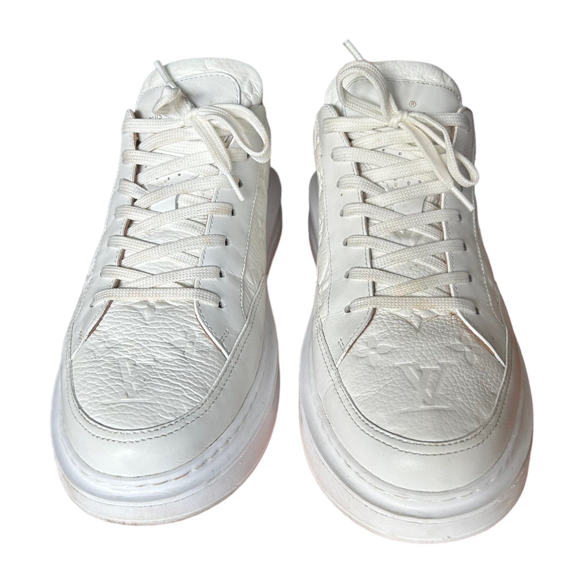 Louis Vuitton White Beverley Hills Trainers - 8.5 UK / 42.5 EU