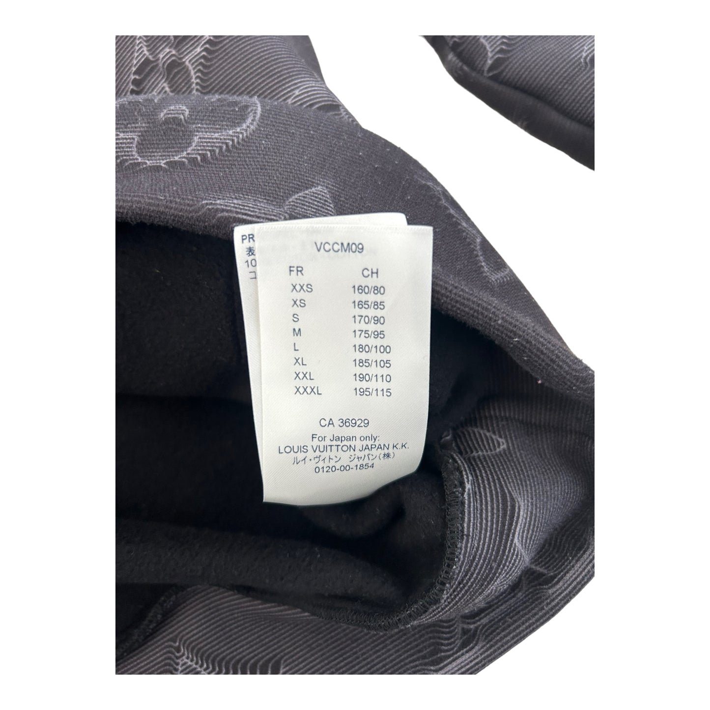 Louis Vuitton Grey 3D Monogram Cotton Knit Hoodie