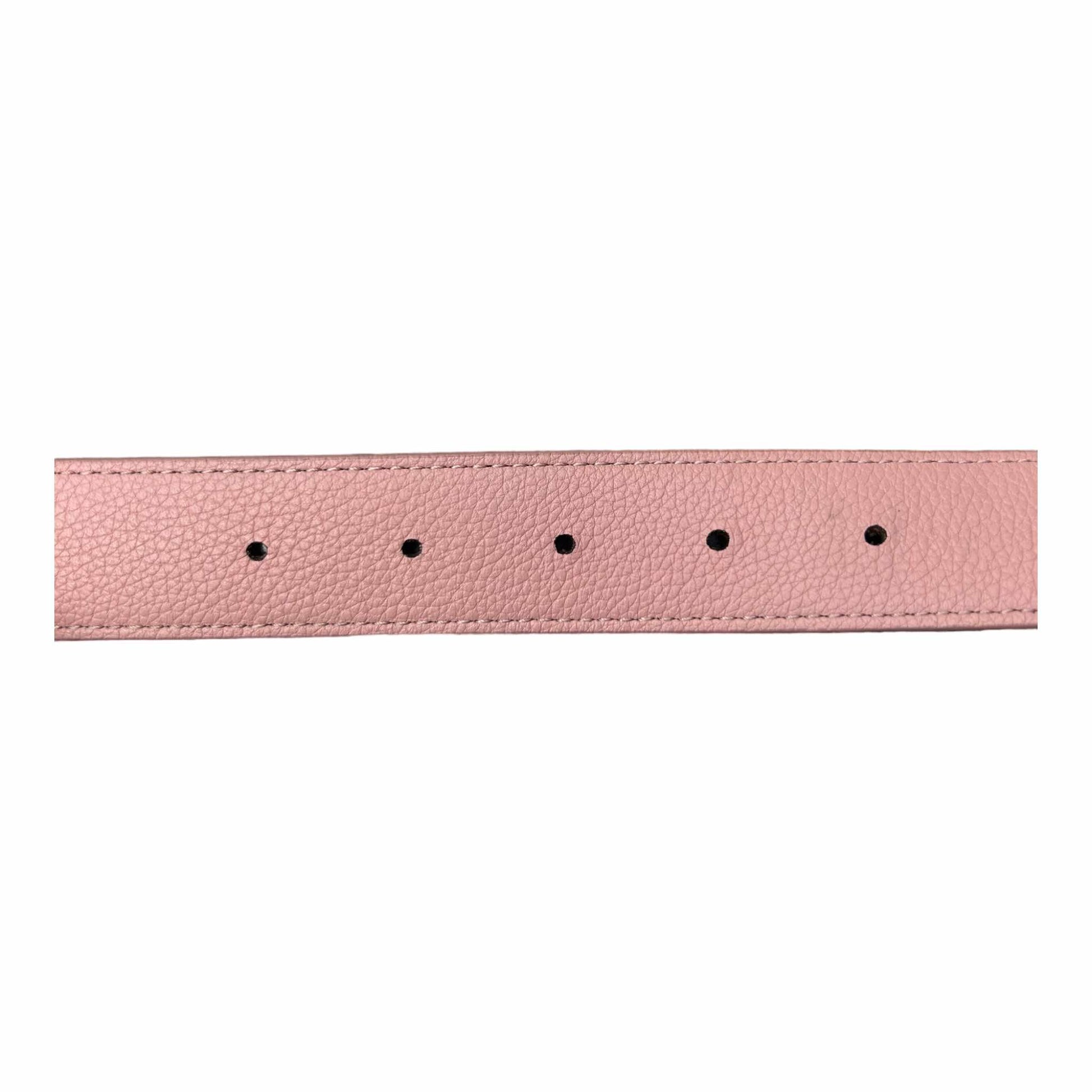 Louis Vuitton Womens Rose Poudre Reversible Belt (90/36) - M9052