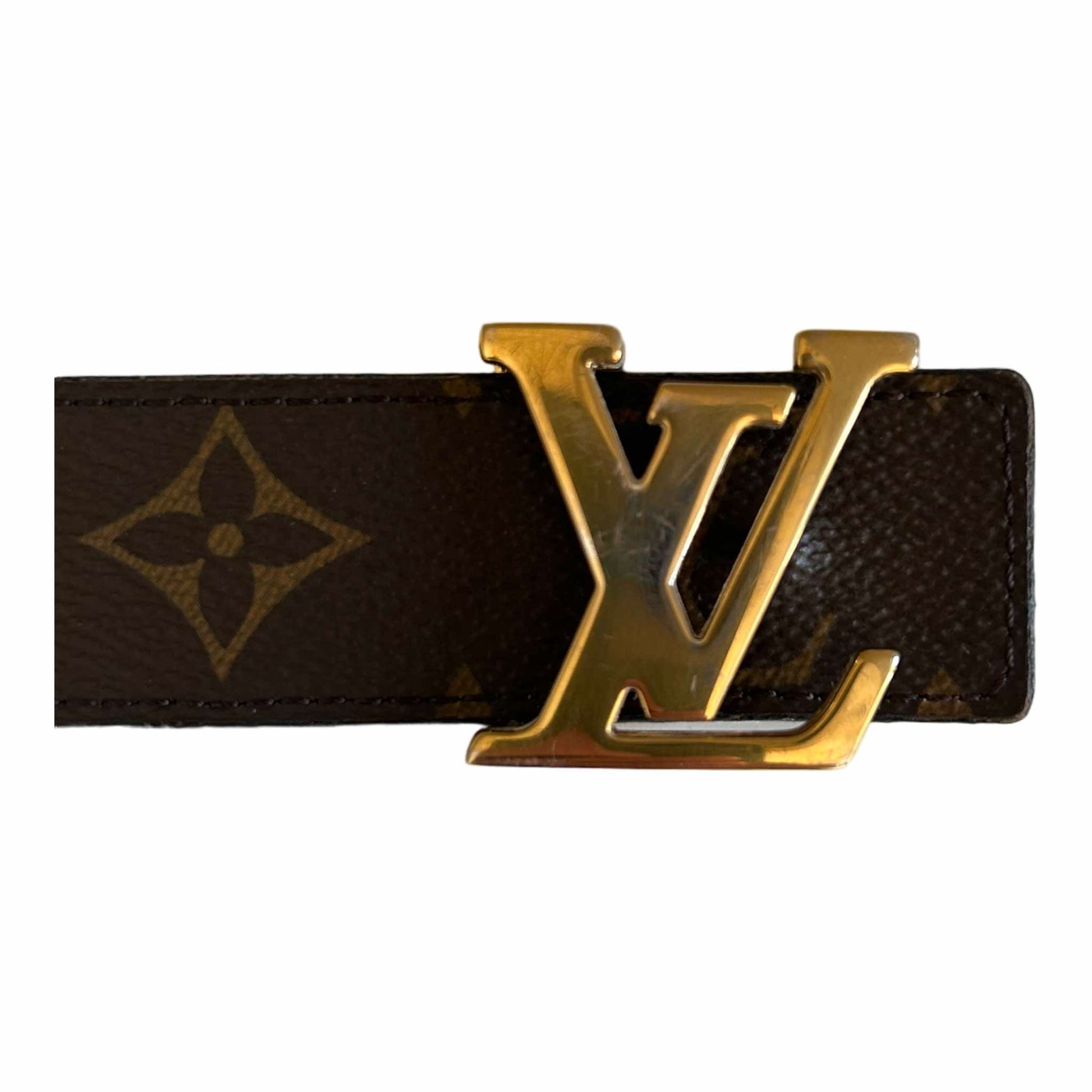 Louis Vuitton Monogram Reversible Initials Belt (90/36) - M9453