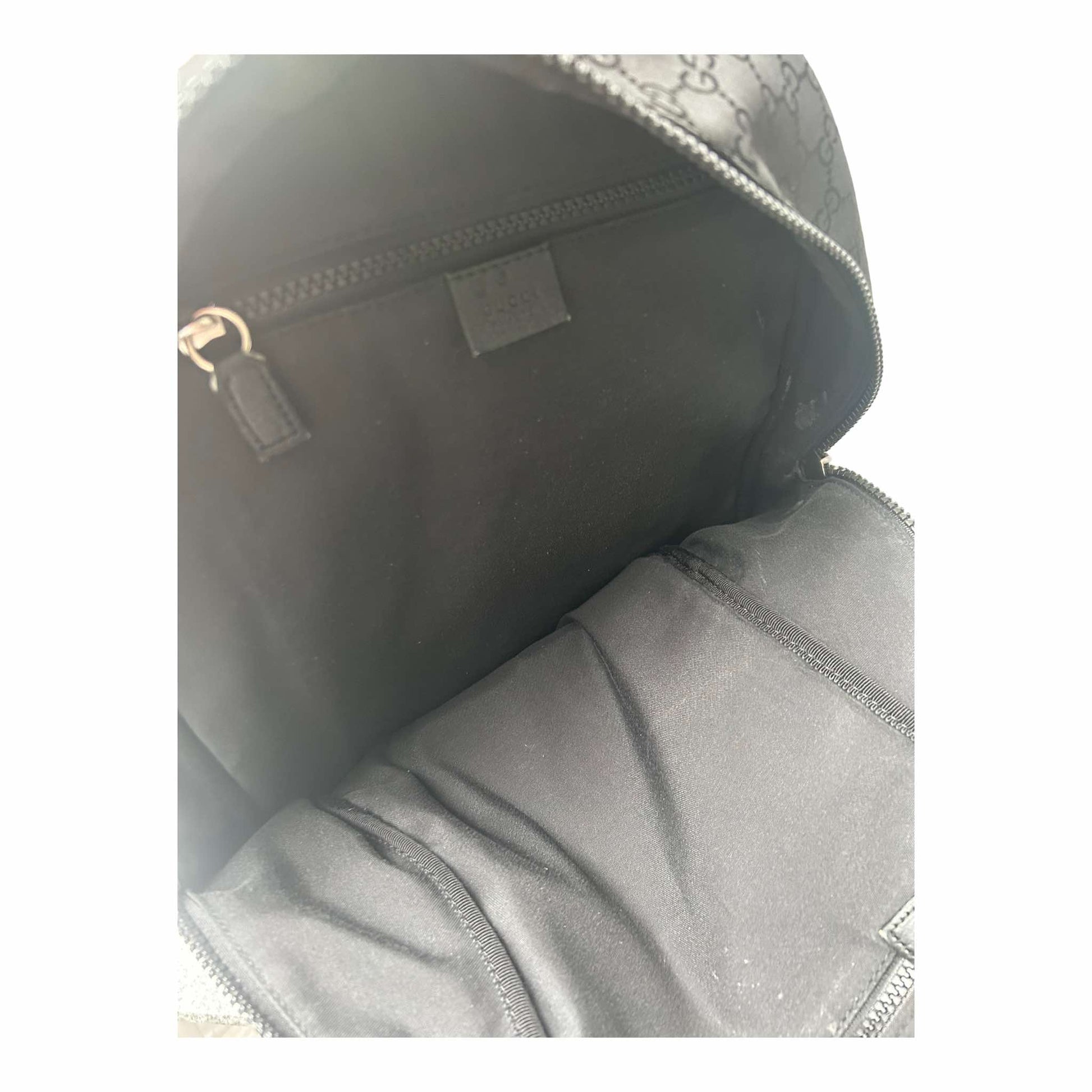 Gucci GG Black Supreme Backpack - 449181