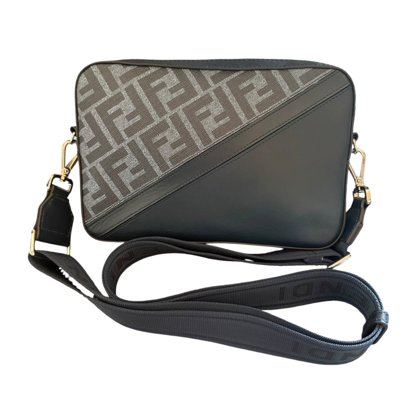 Fendi FF Blue Diagonal Bag