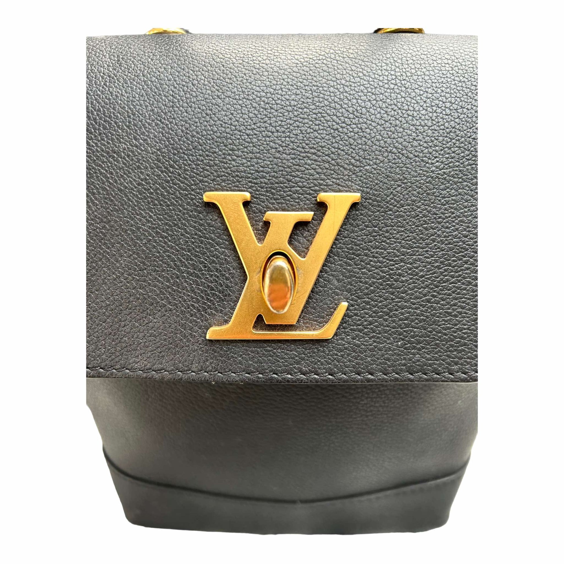 louis vuitton backpack mini uk Pre-Loved Louis Vuitton Mini Lock Me Backpack