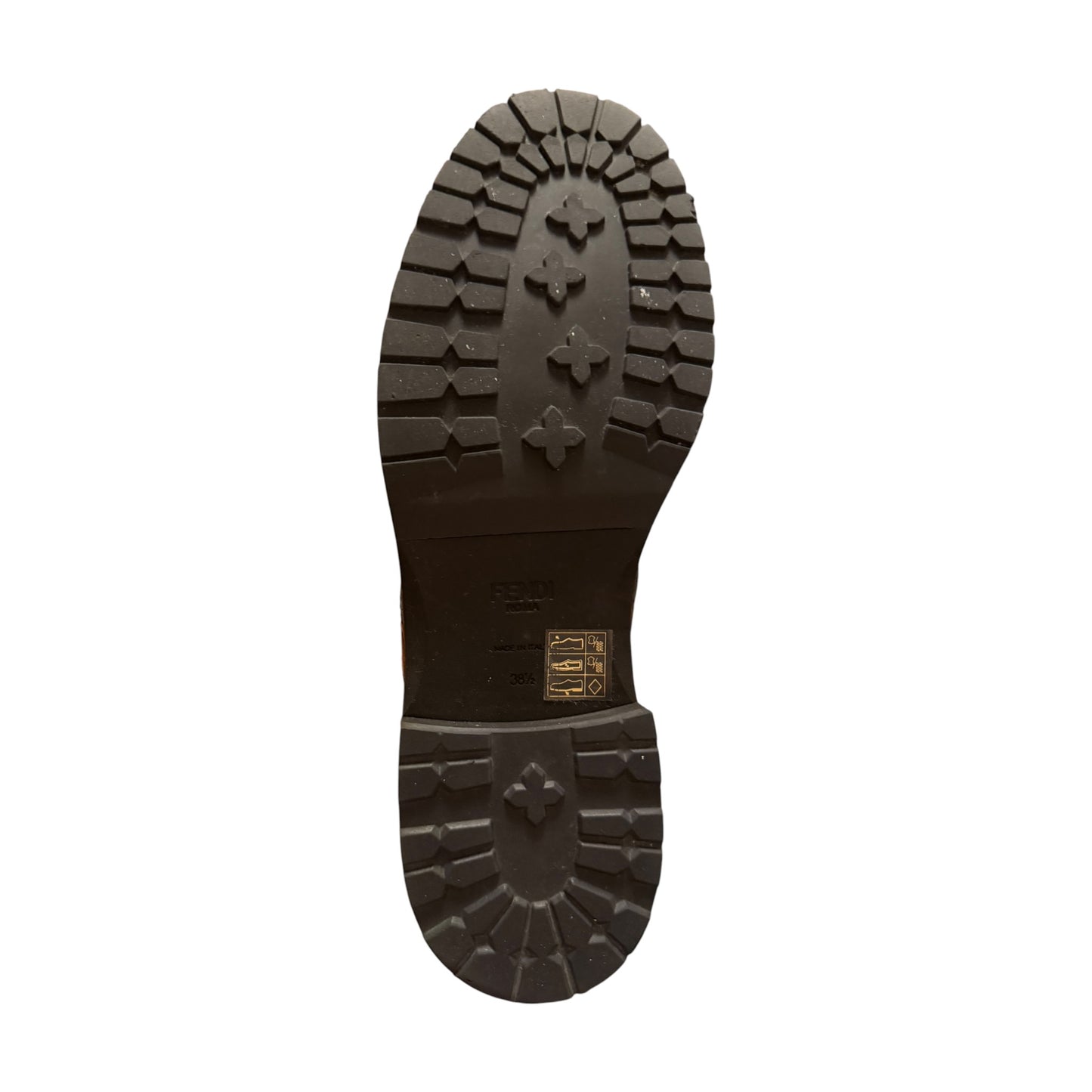 Fendi FF Rockoko Monogram Boots - 38.5 EU