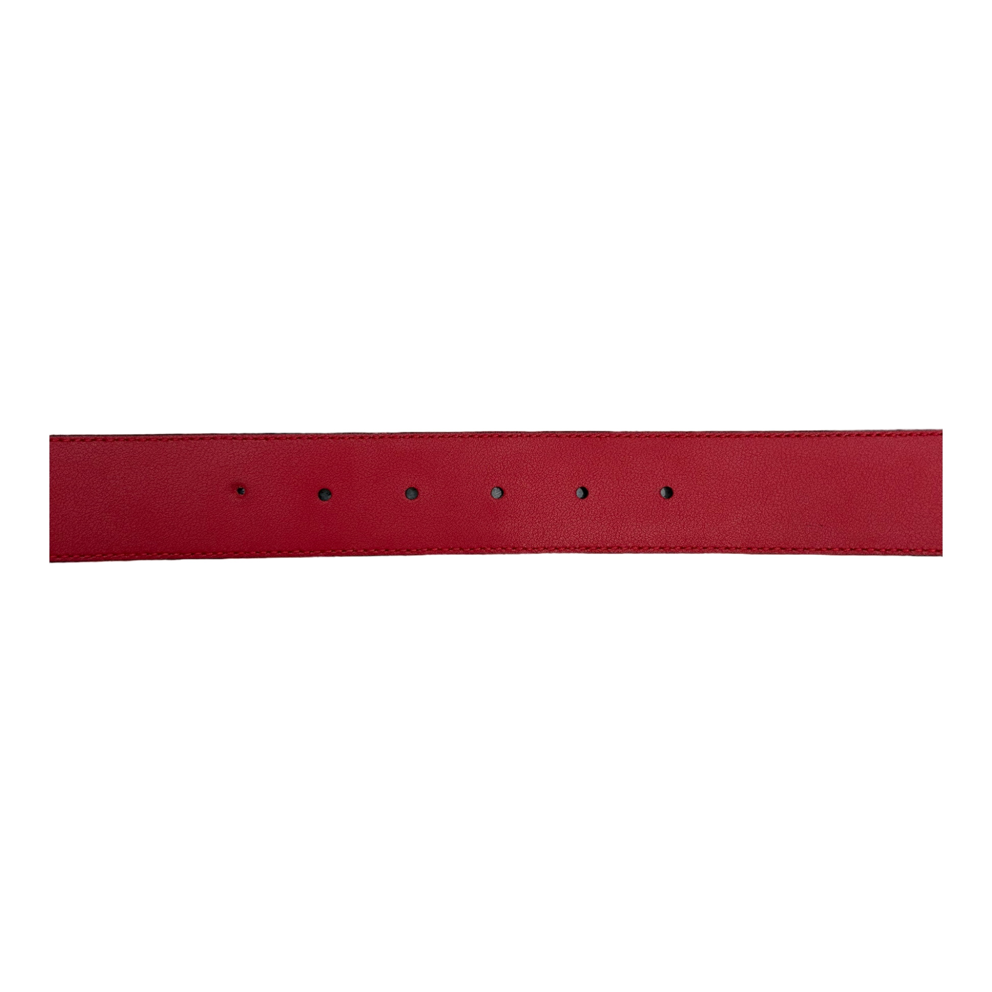 Gucci Red GG Belt - (80/32) - 546386