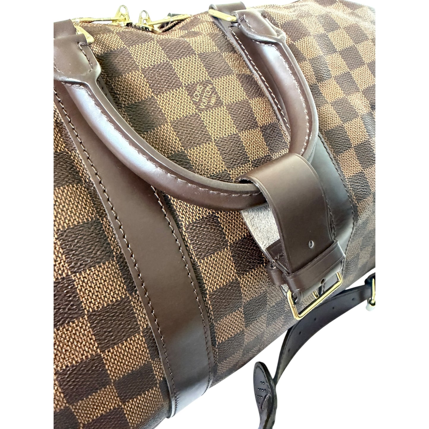 Louis Vuitton Damier Ebene Bandoulière Keepall 45 - N41428