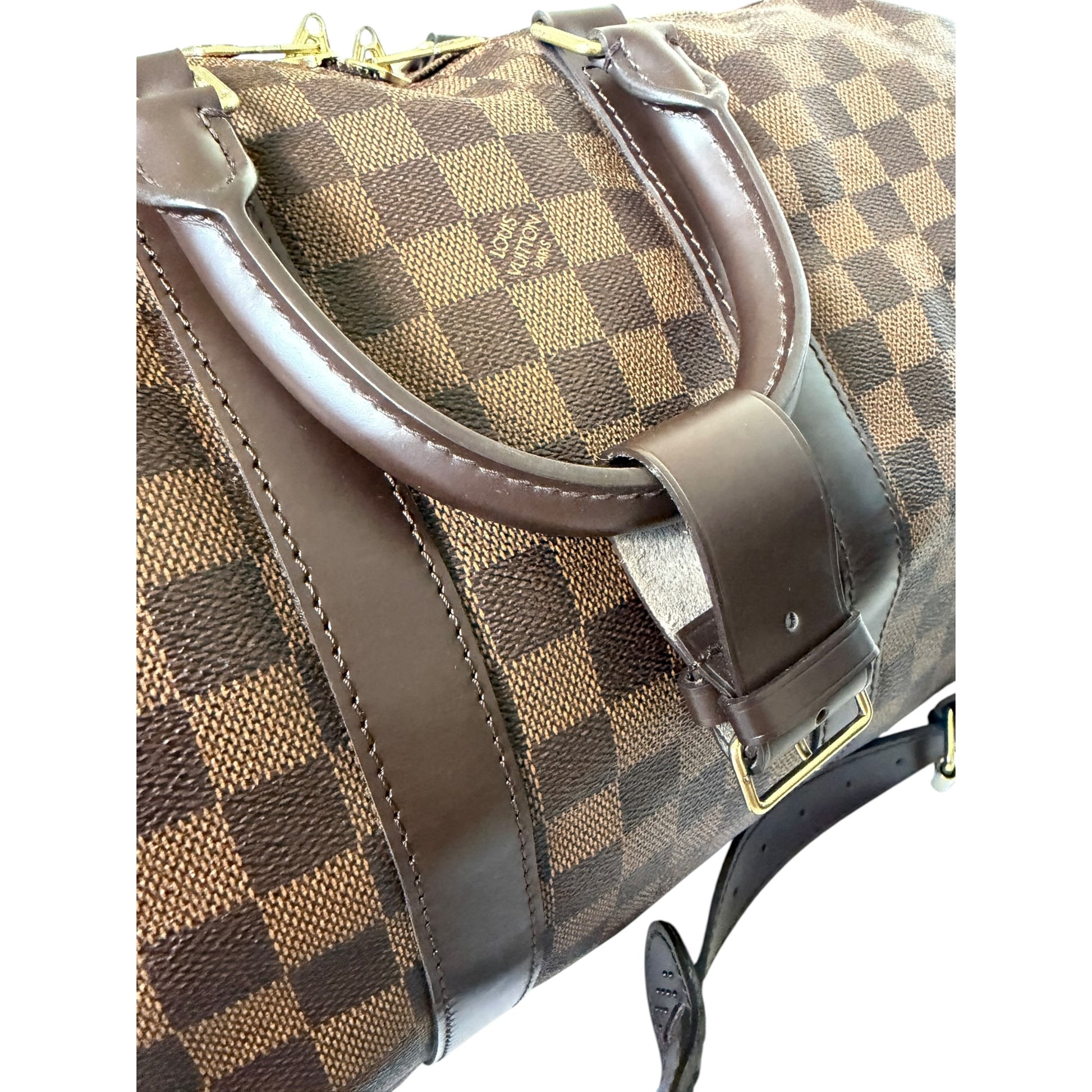 Louis Vuitton Damier Ebene Bandoulière Keepall 45 - N41428