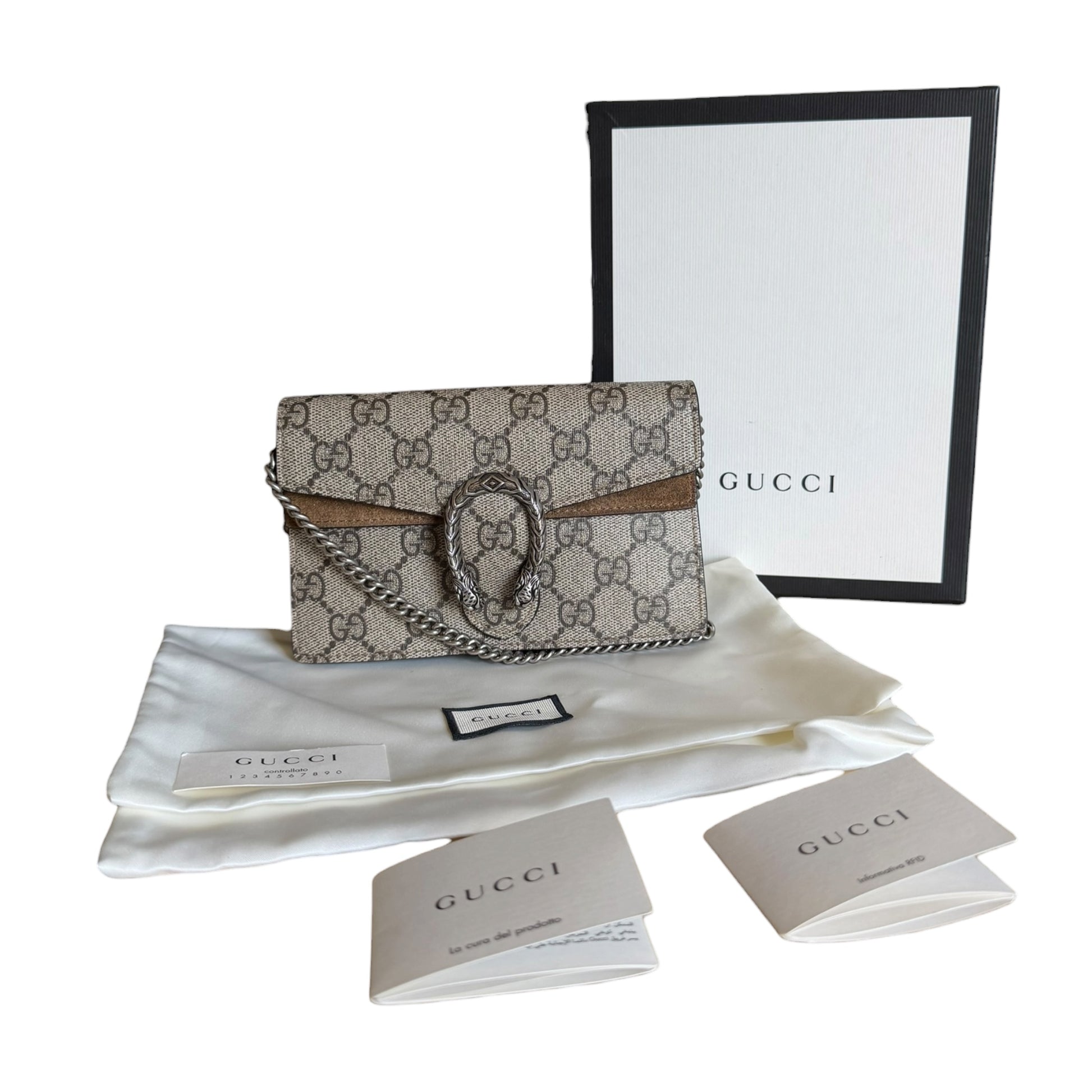 Gucci GG Supreme Dionysus Super Mini Bag - 476432