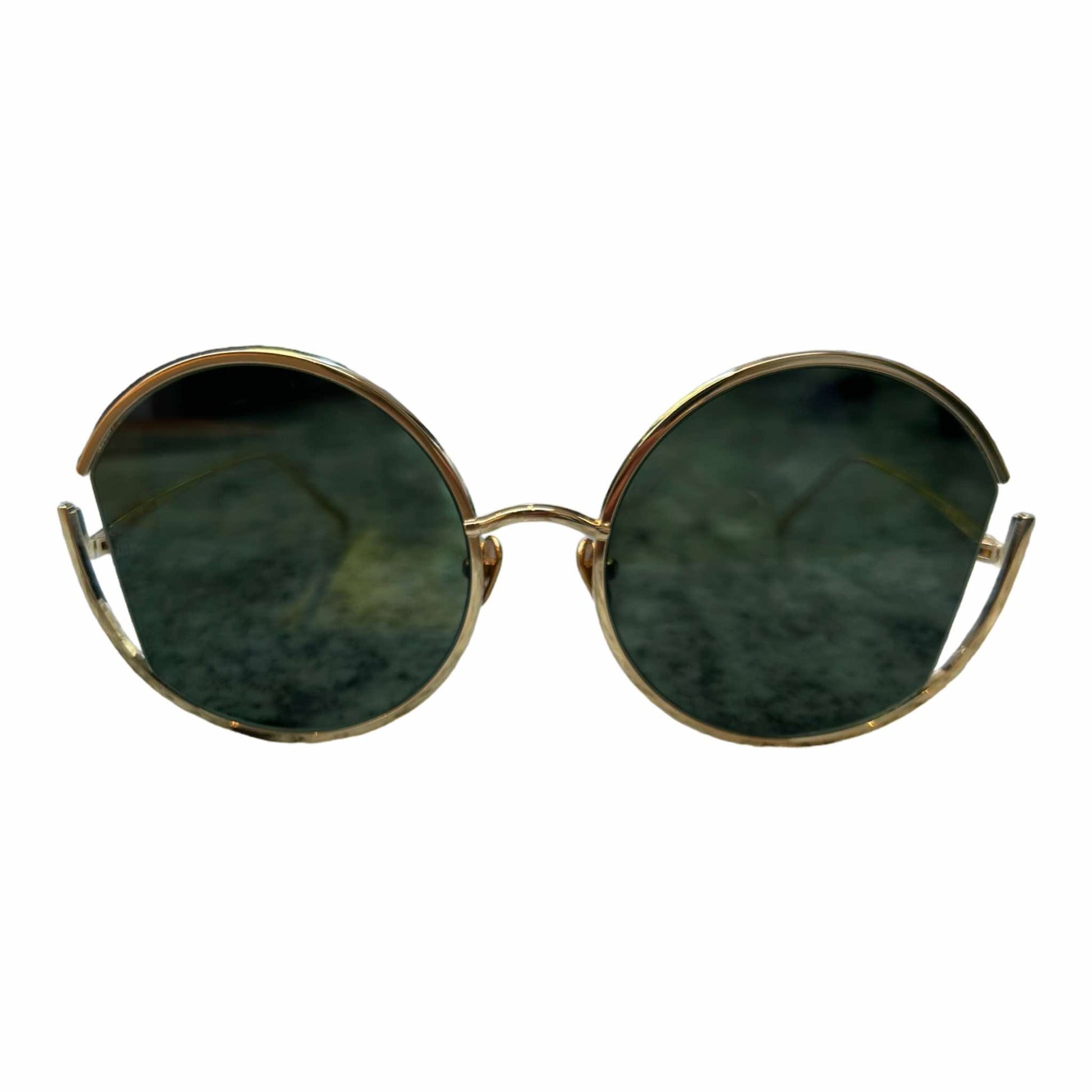 Linda Farrow Quarry C4 Round Sunglasses