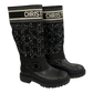 Dior D-Major Black Tweed Boots