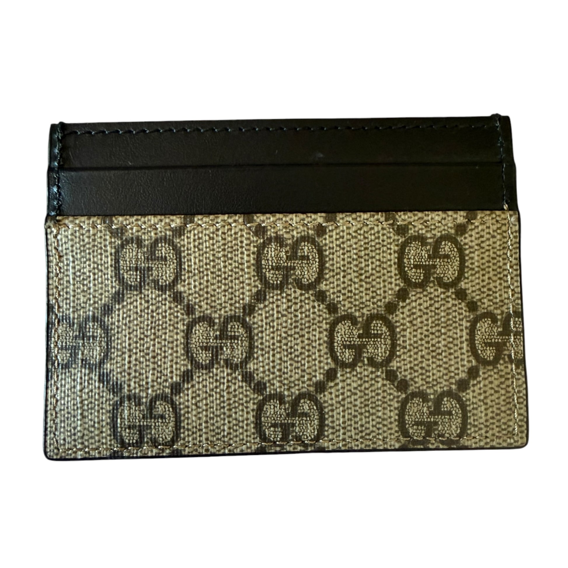 Gucci GG Supreme Card Holder - 233166