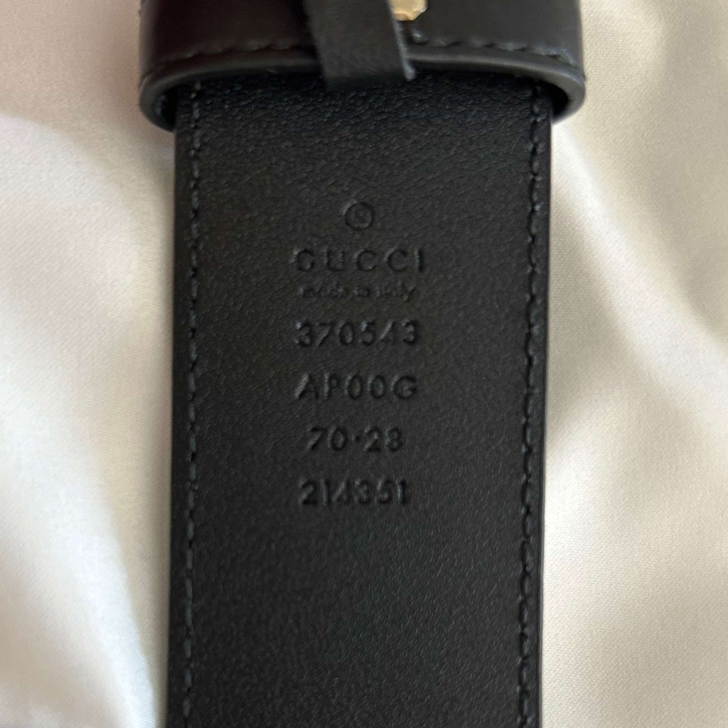 Gucci GG Belt - 70cm/28in - 370543