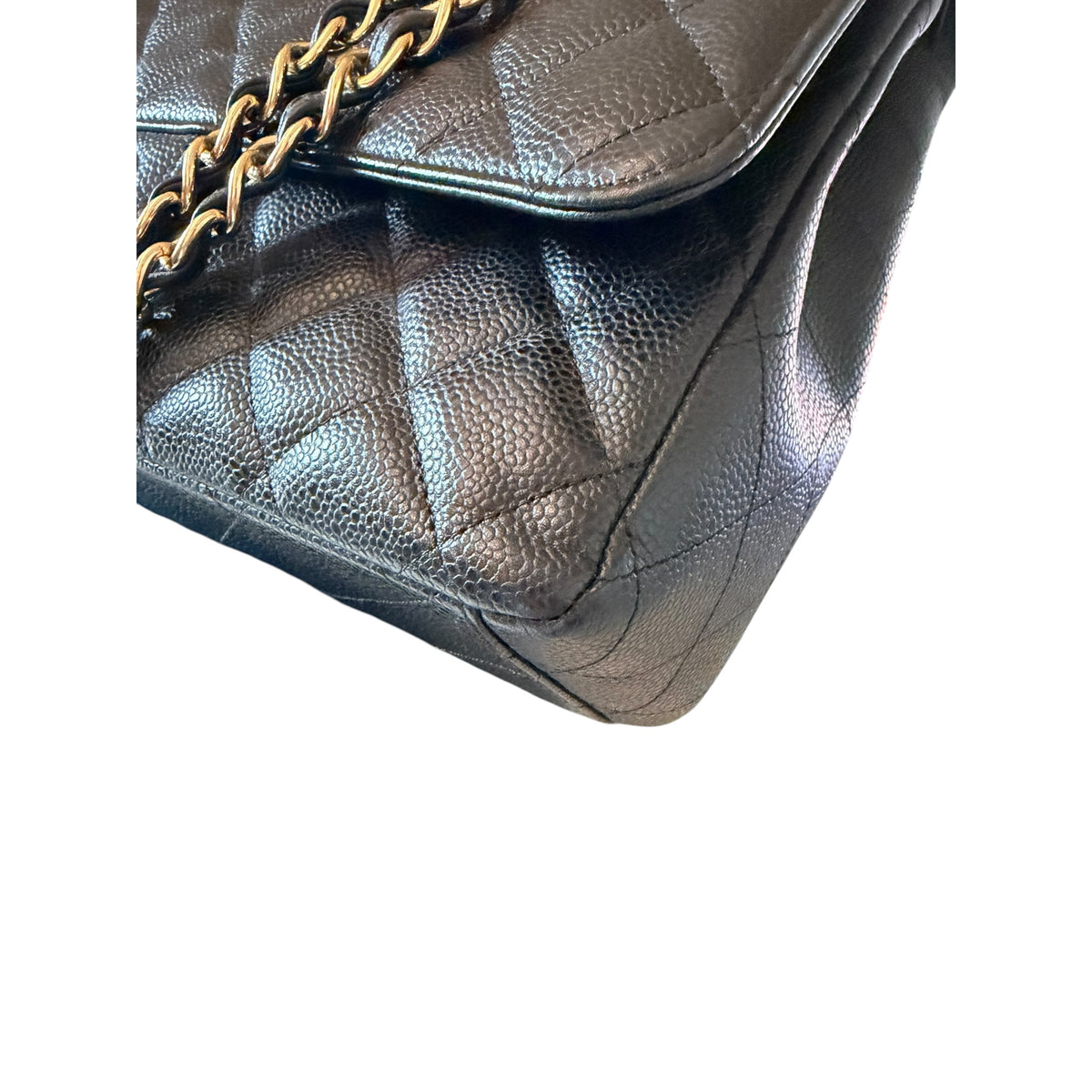 Chanel Timeless Classic Quilted Caviar Maxi Double Flap