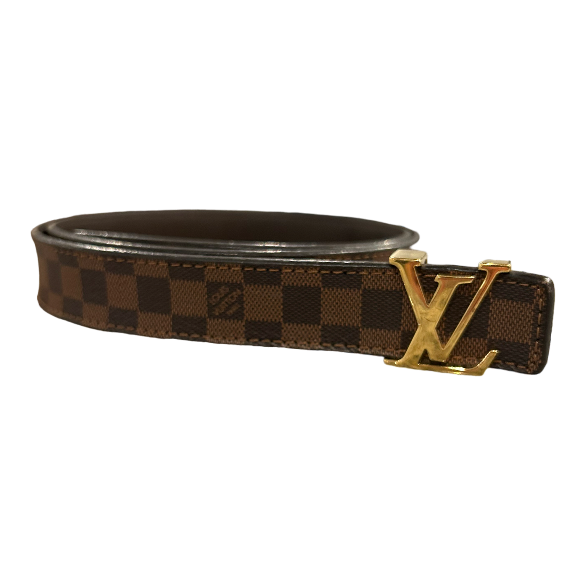 Back Of Lv Belt Louis Vuitton LV Initials 40MM Matte Black Belt Joli
