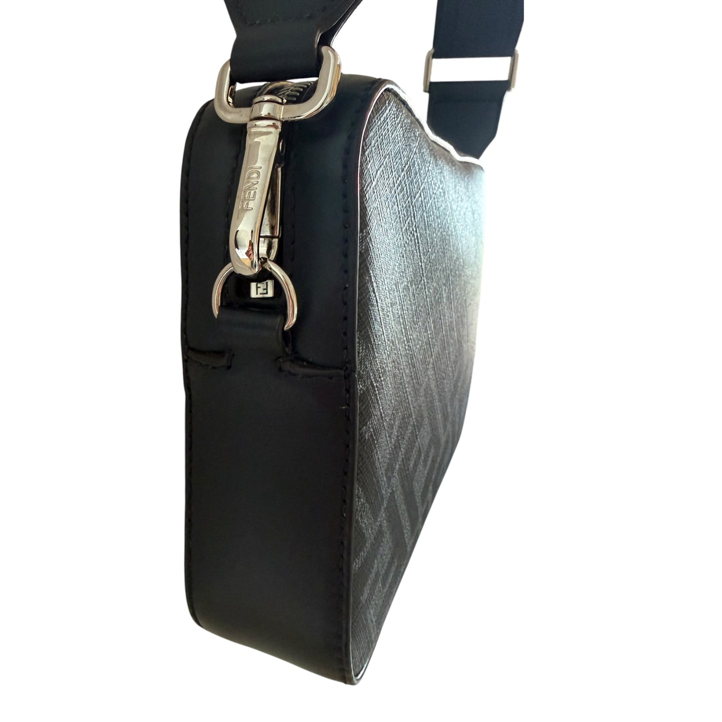 Fendi FF Blue Diagonal Bag