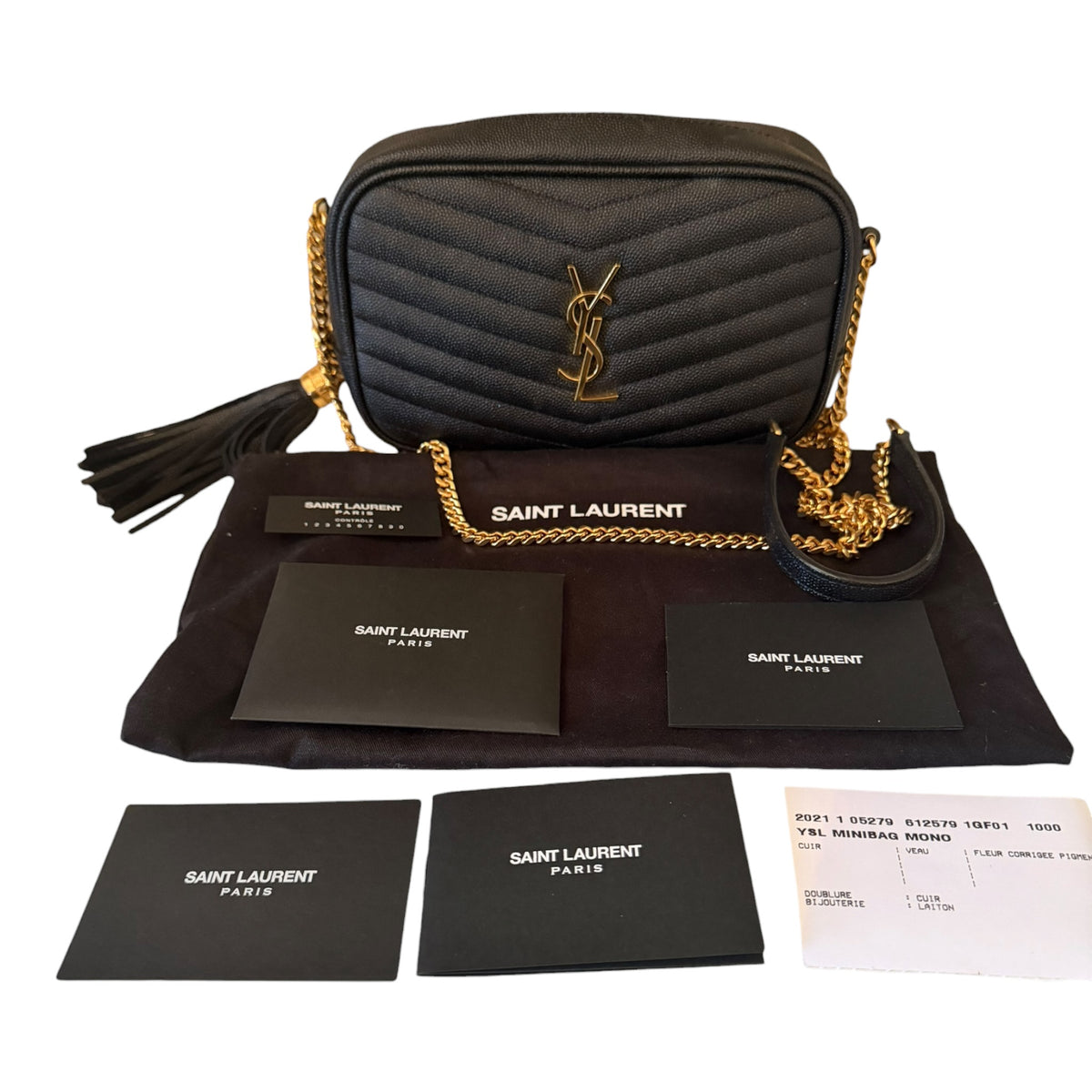 Saint Laurent Lou Mini Crossbody Shoulder Bag - 612579