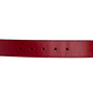 Gucci Red GG Belt - (105/42) - 546389