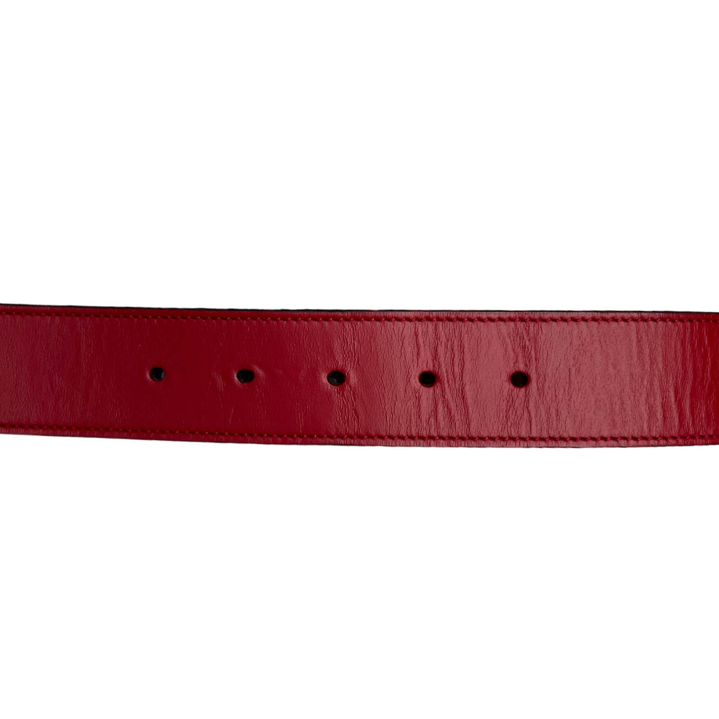 Gucci Red GG Belt - (105/42) - 546389