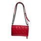 Chanel Red Leather Boy Bag