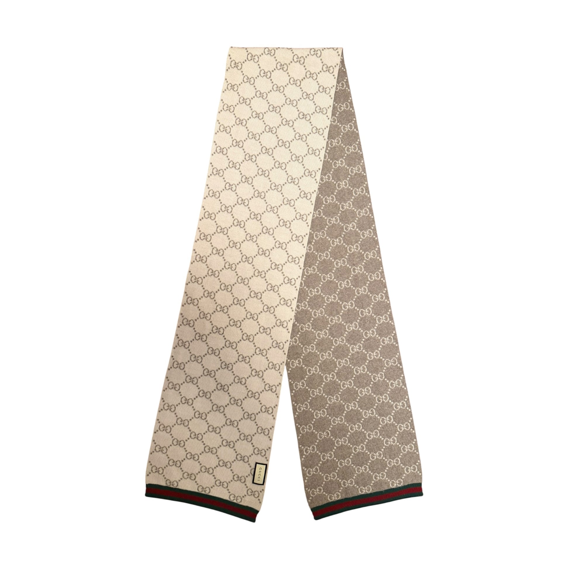 Gucci Monogram Scarf - Grey