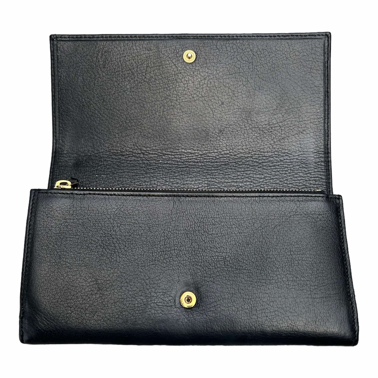 Saint Laurent Black Long Purse