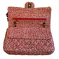 Chanel Timeless Classic Red Tweed Bag