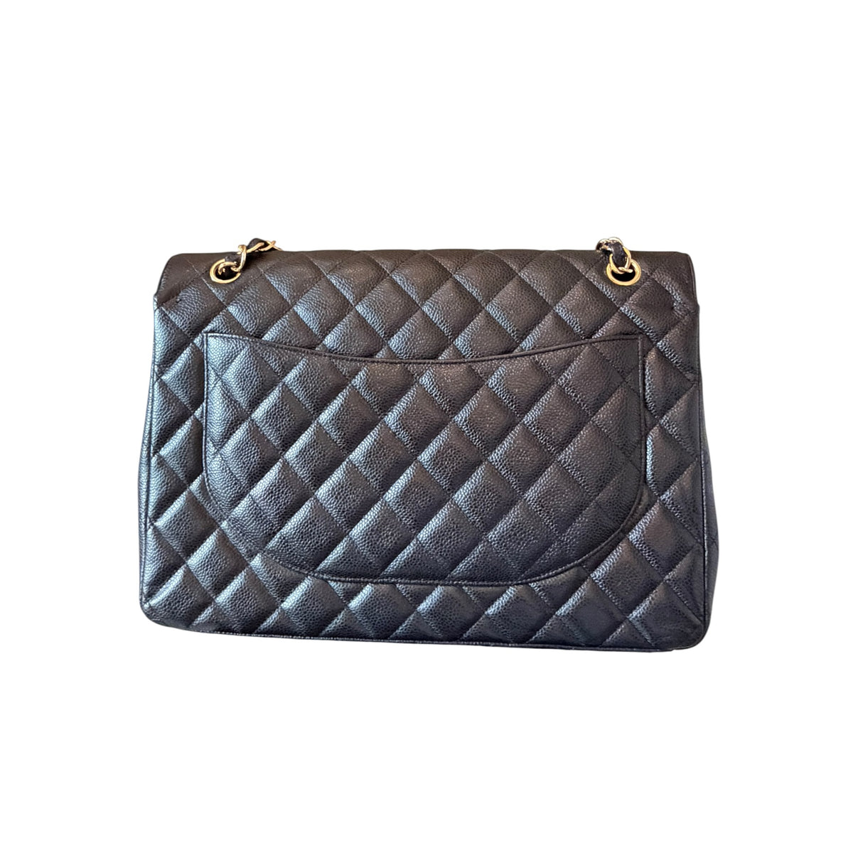 Chanel Timeless Classic Quilted Caviar Maxi Double Flap