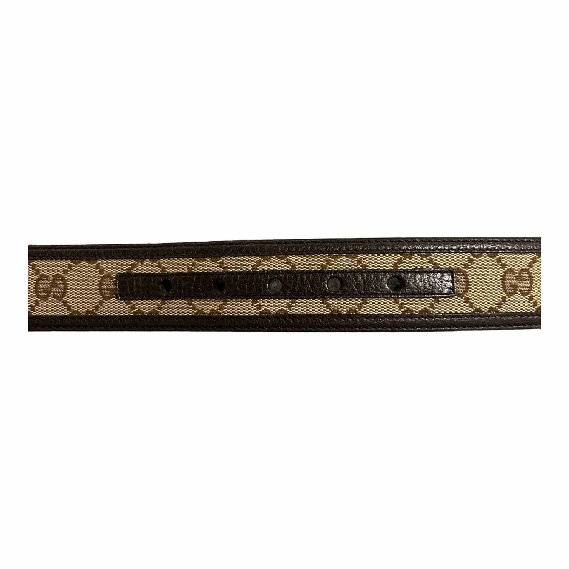 Gucci GG Monogram Canvas Belt - (85/34) - 449716