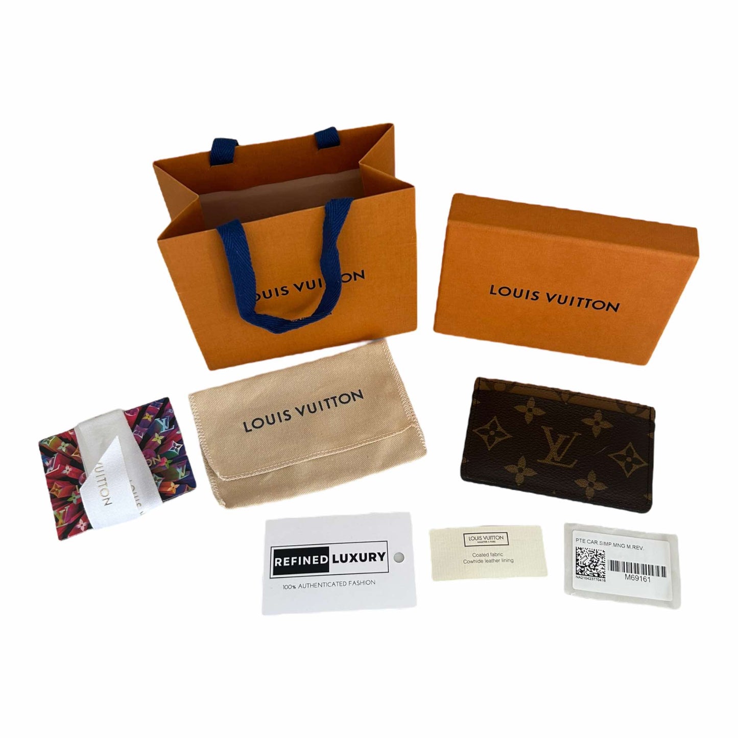 Louis Vuitton Monogram Reverse Canvas Card Holder - M69161