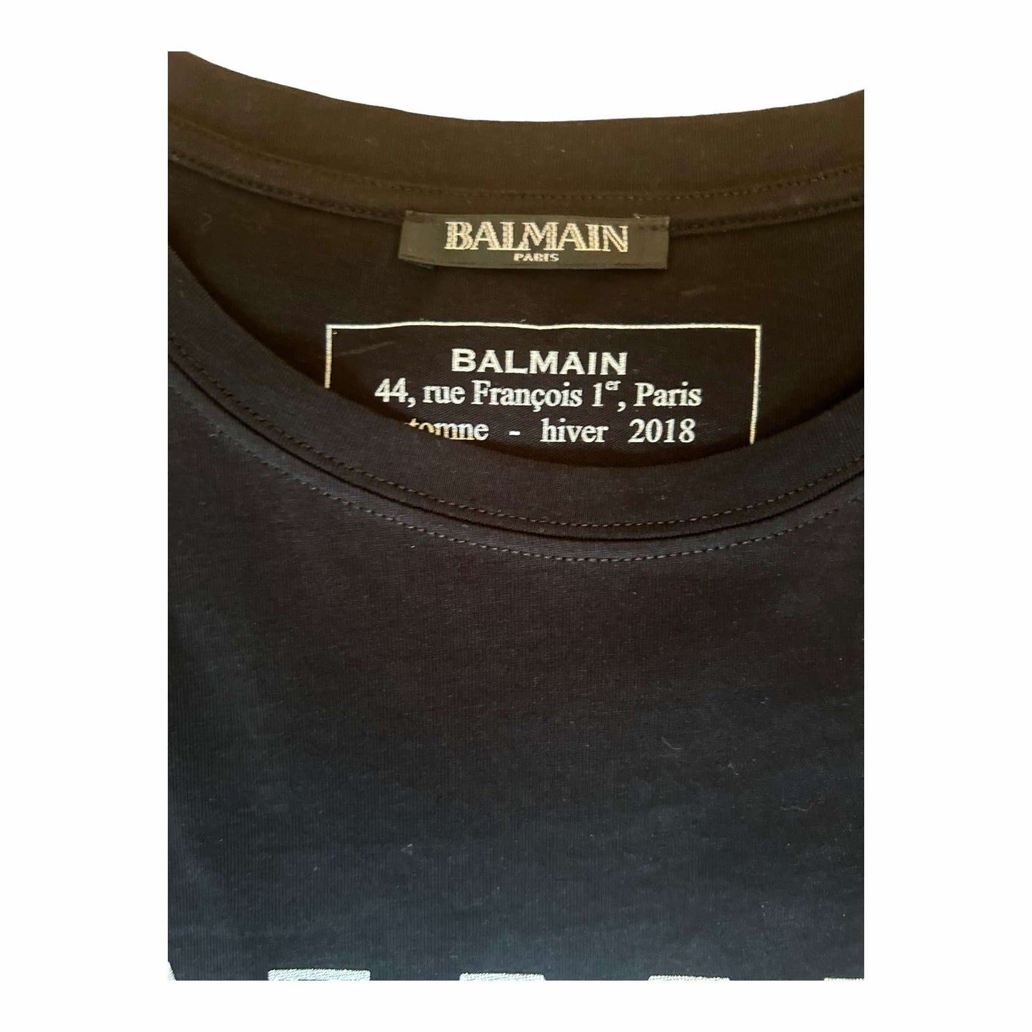 Men's Balmain Logo T-Shirt - Large