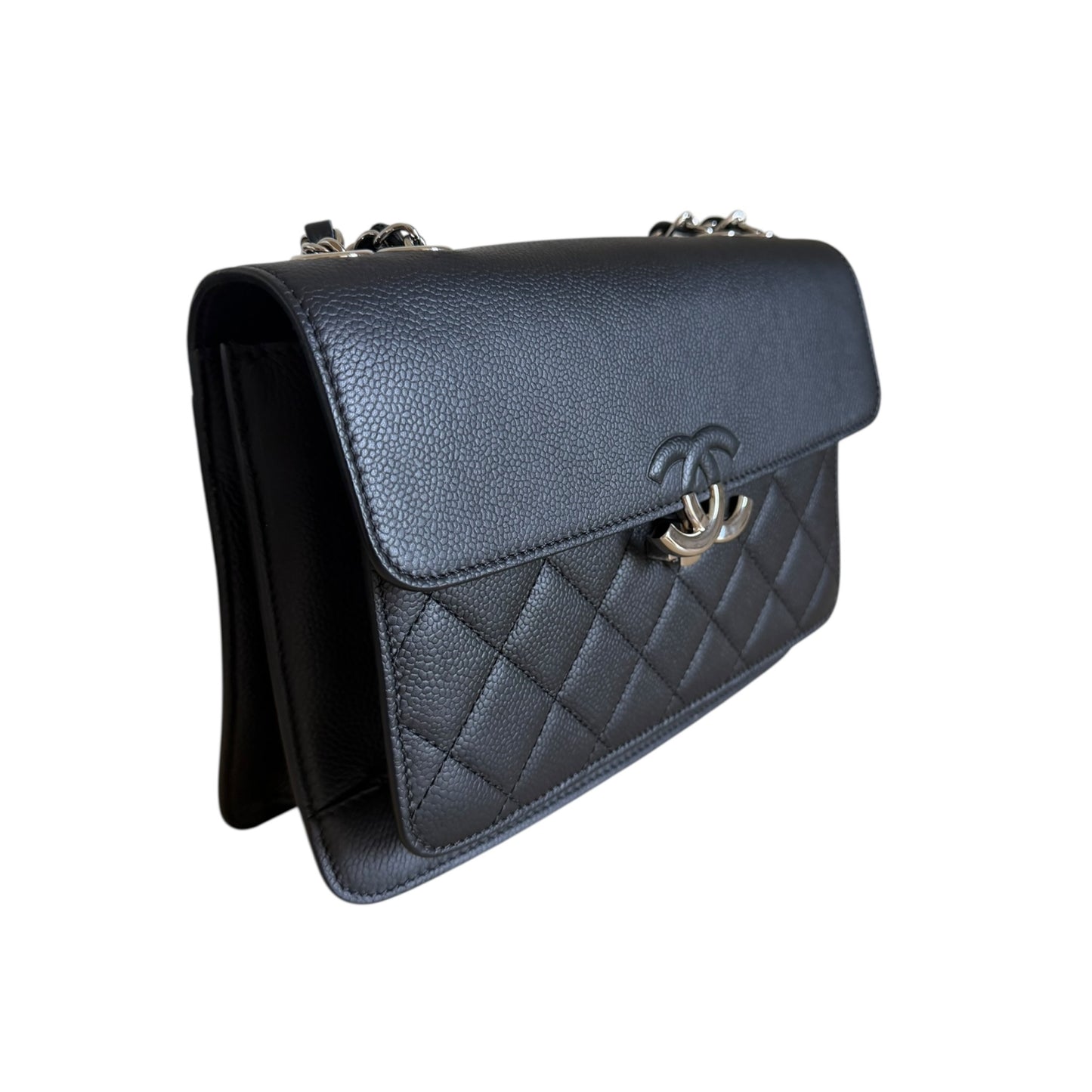 Chanel CC Box Flap Quilted Leather - A98646