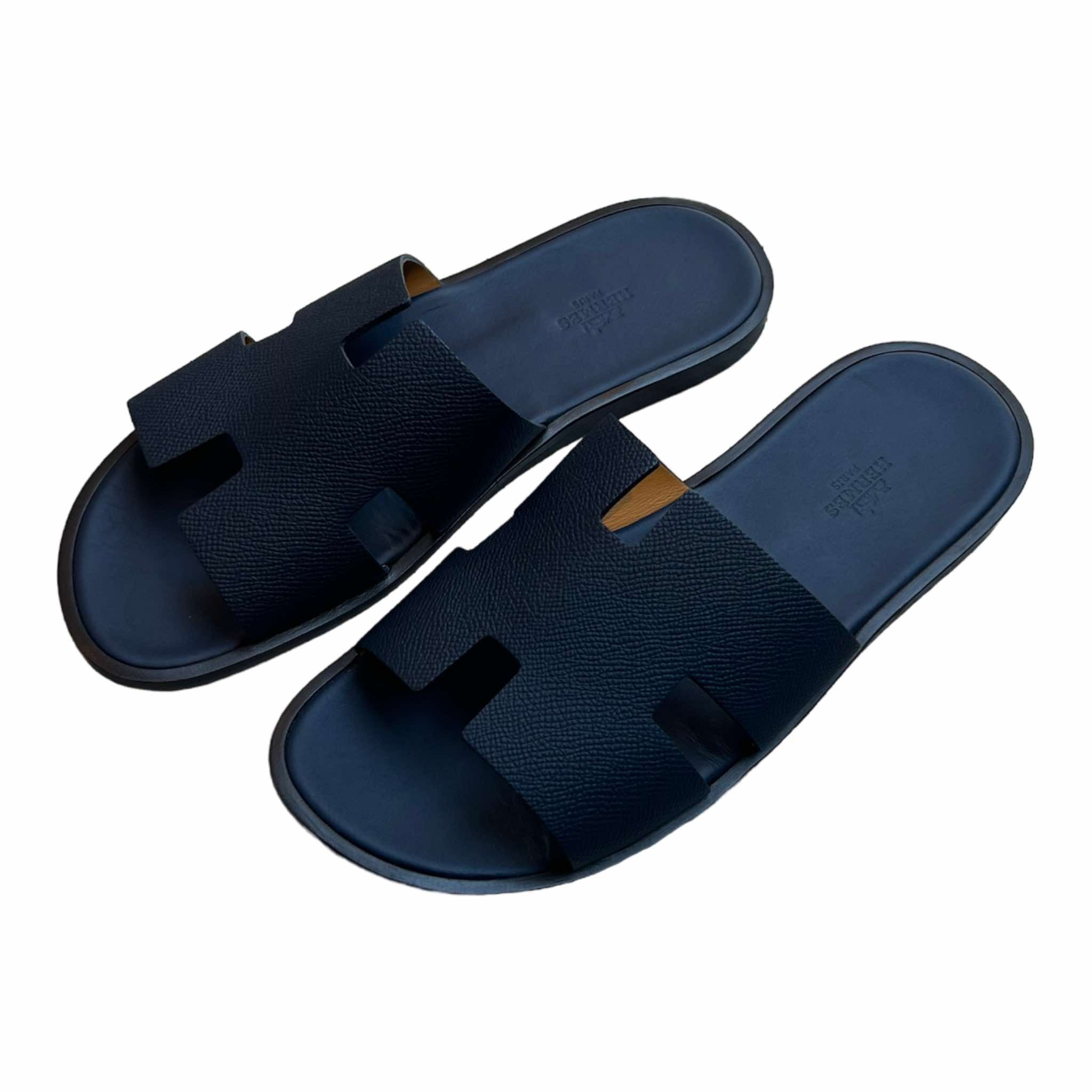 Navy best sale designer sandals