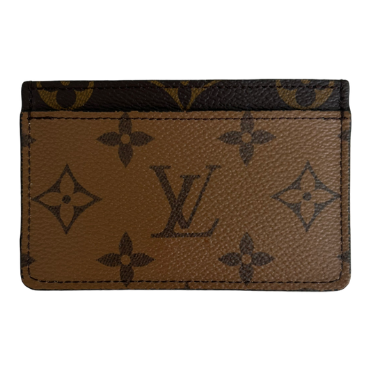 Louis Vuitton Monogram Reverse Canvas Card Holder - M69161