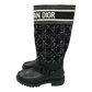 Dior D-Major Black Tweed Boots