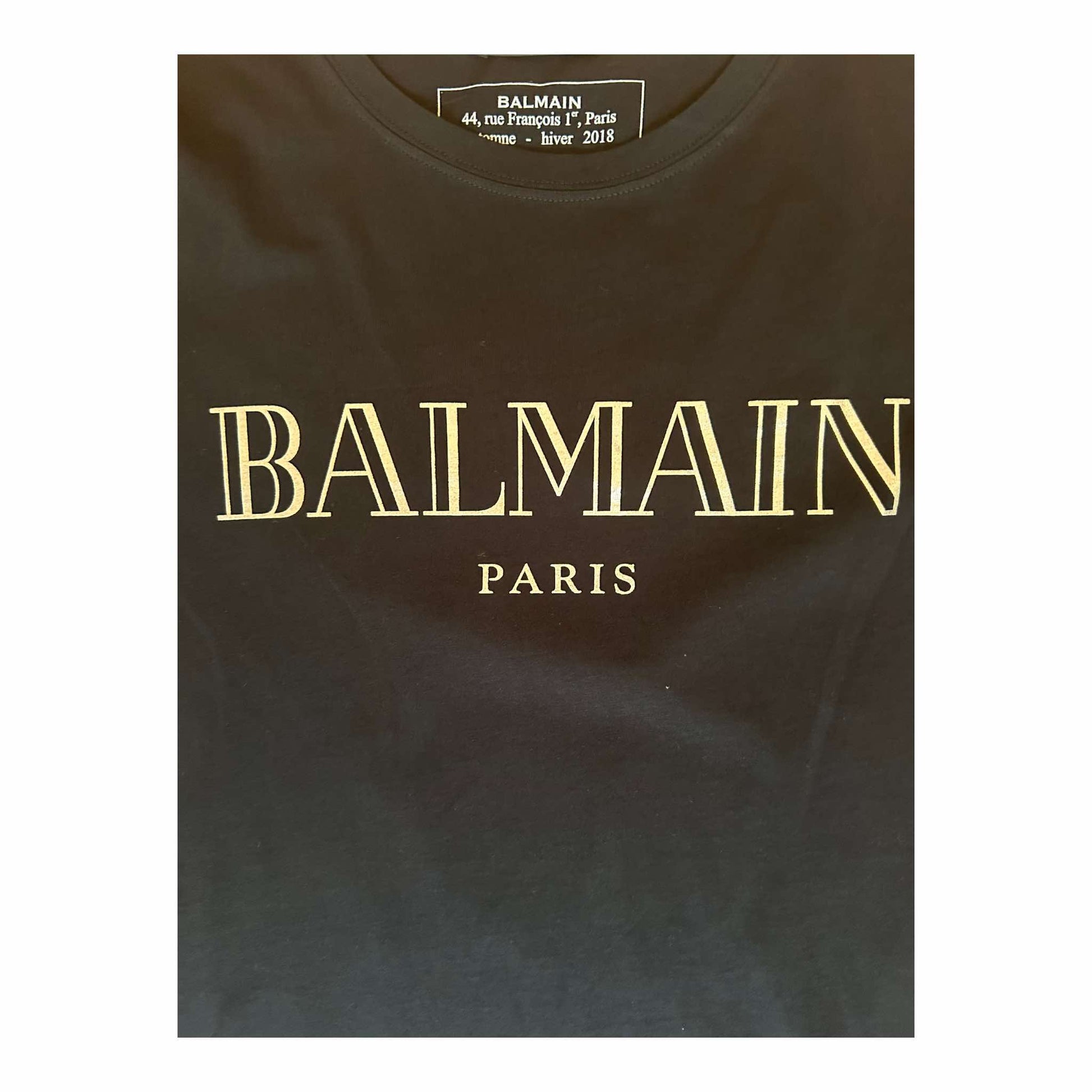 Men's Balmain Logo T-Shirt - Large