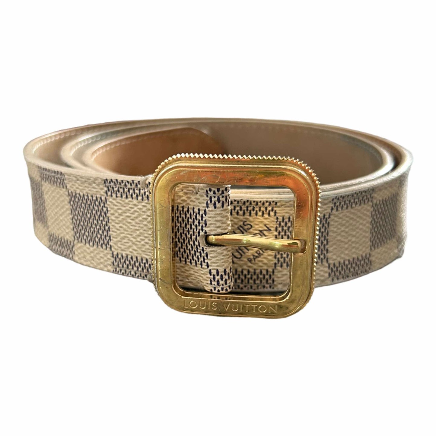 Louis Vuitton Damier Azur Belt (85/34) - M9730