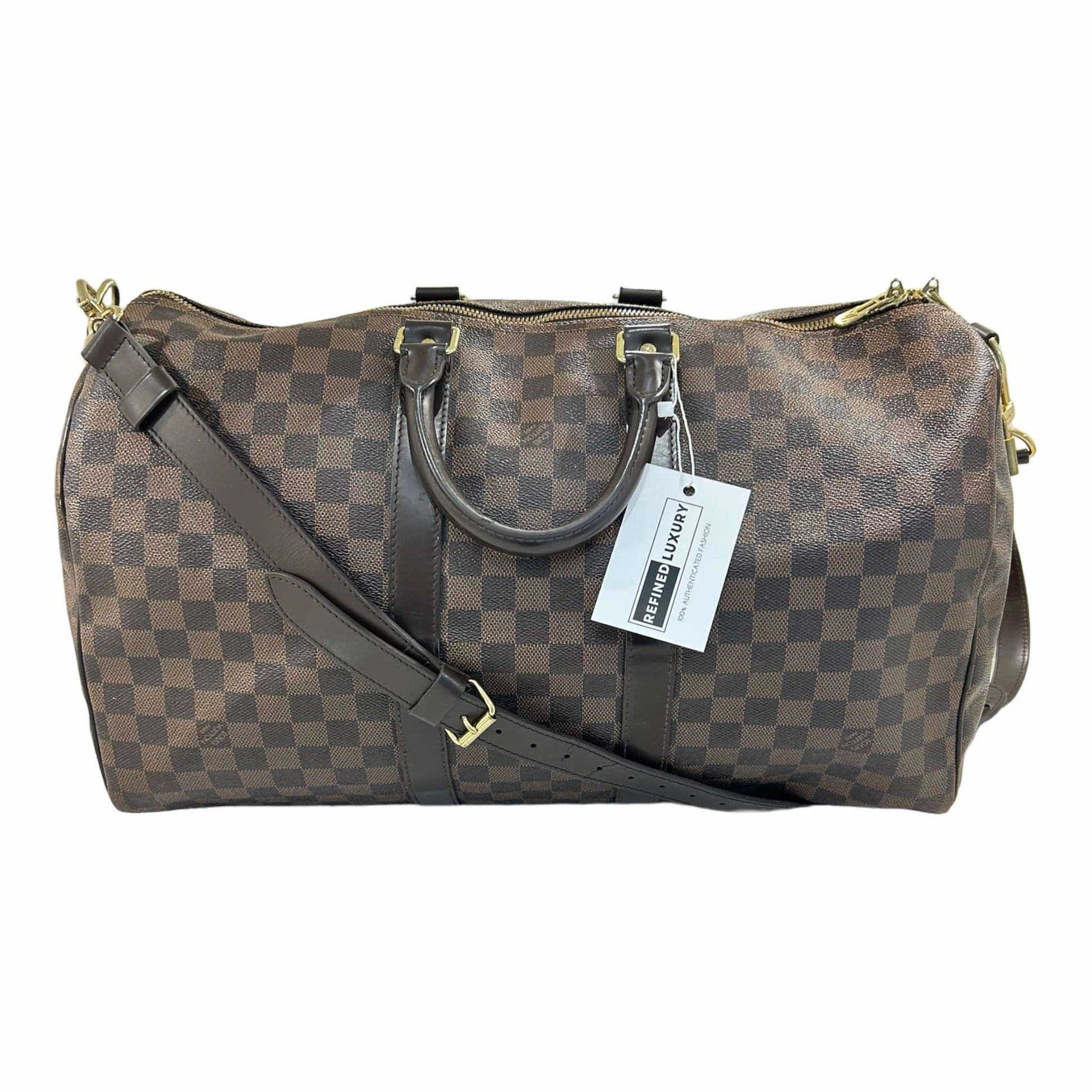 Louis Vuitton Damier Ebene Bandoulière Keepall 45