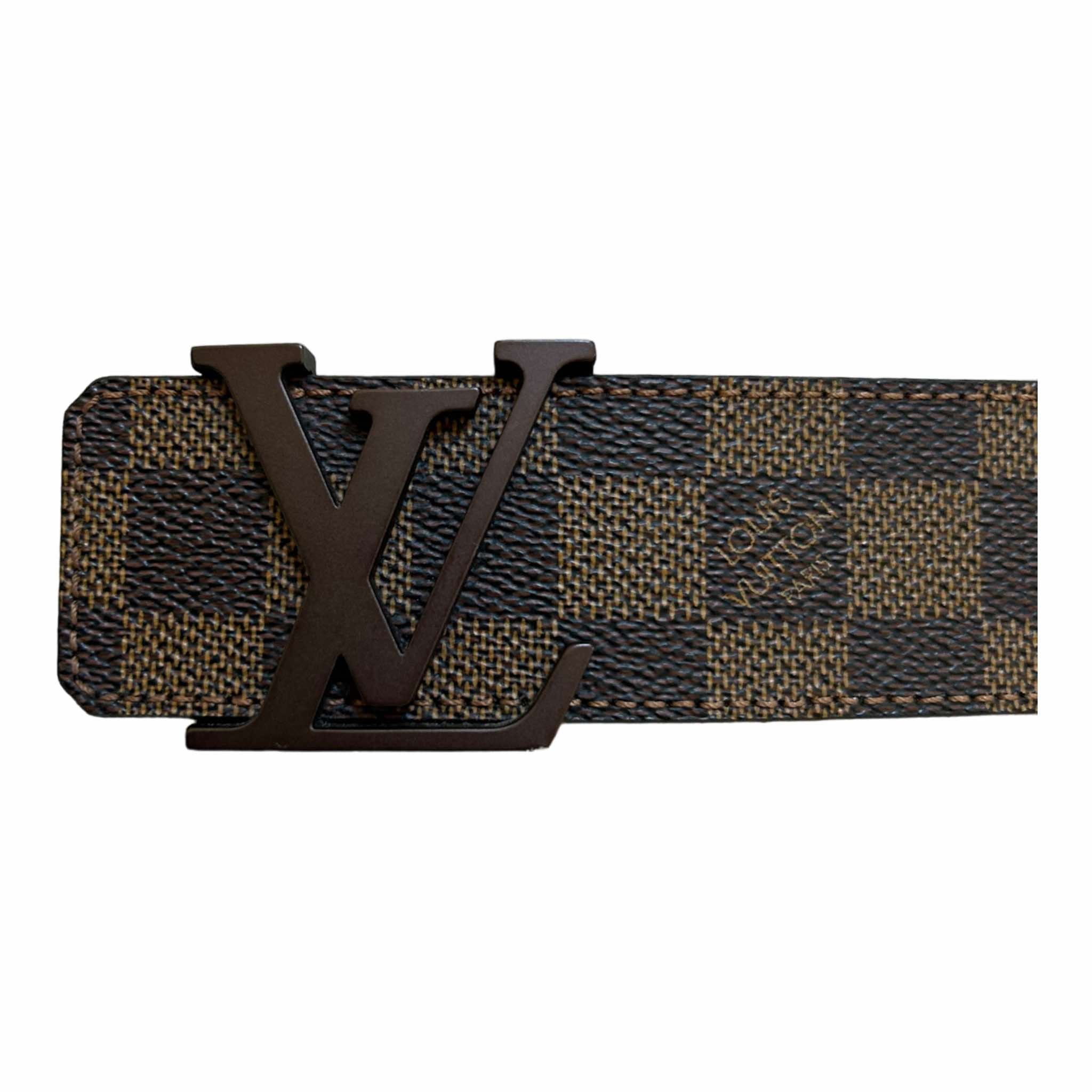 Louis vuitton damier ebene belt 2025