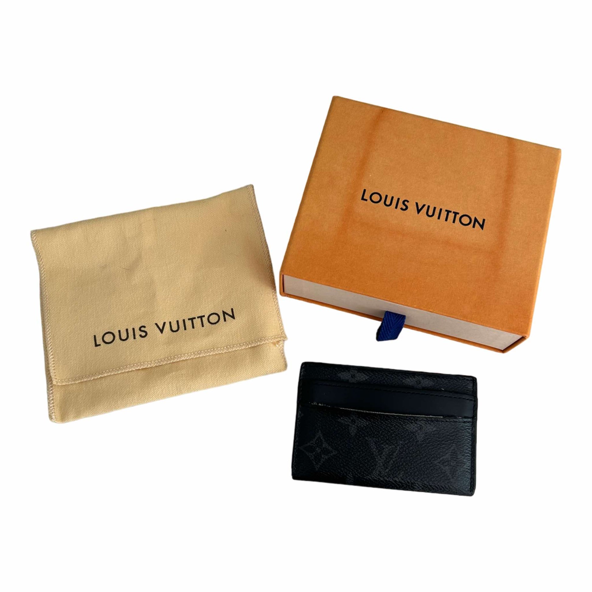 Pre Loved Louis Vuitton Porte Cartes Double Card Holder - M62170