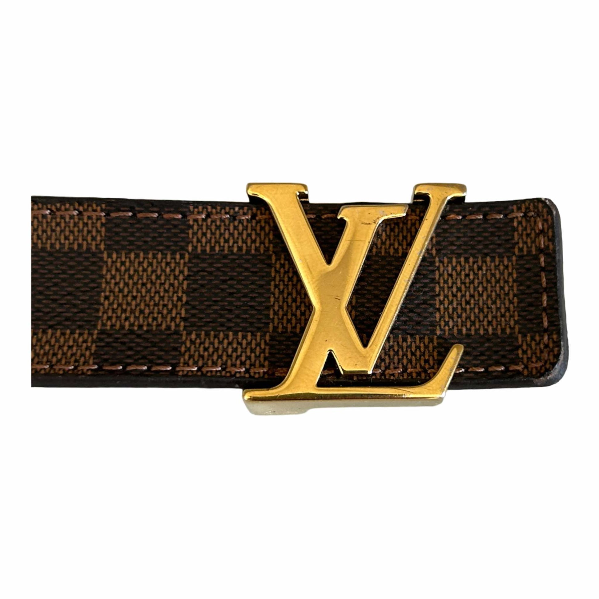 Louis Vuitton Damier Ebene Initials 25mm Belt (80/32) - M9267