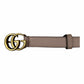 Gucci Ladies Beige Mini GG Belt - (85/34) - 409417