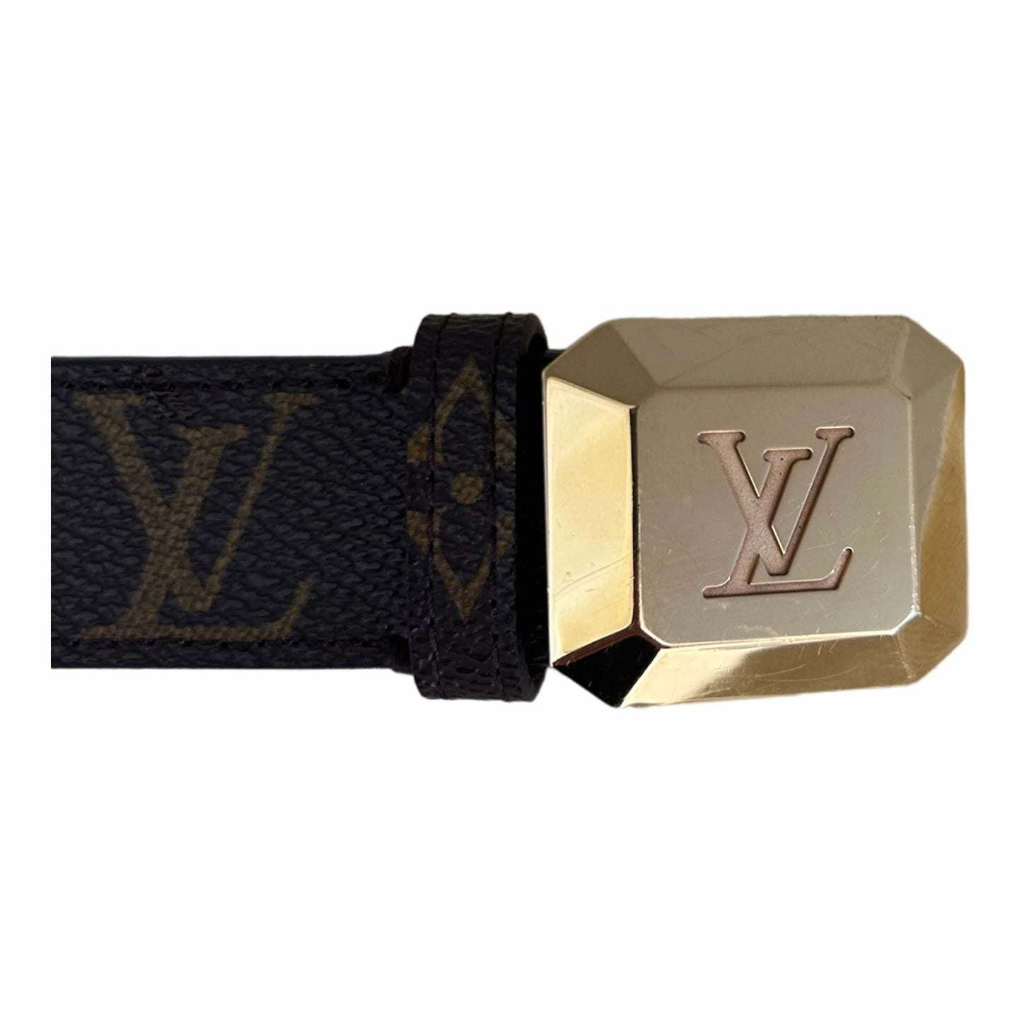 Louis Vuitton Monogram Cabochon Belt (95/38) - M9872